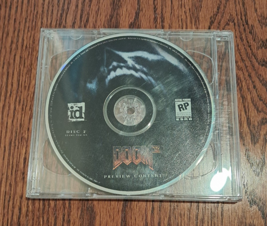 PC Doom 3 – Ultimate Doom Trilogy – Video Game – 2 Disc Set