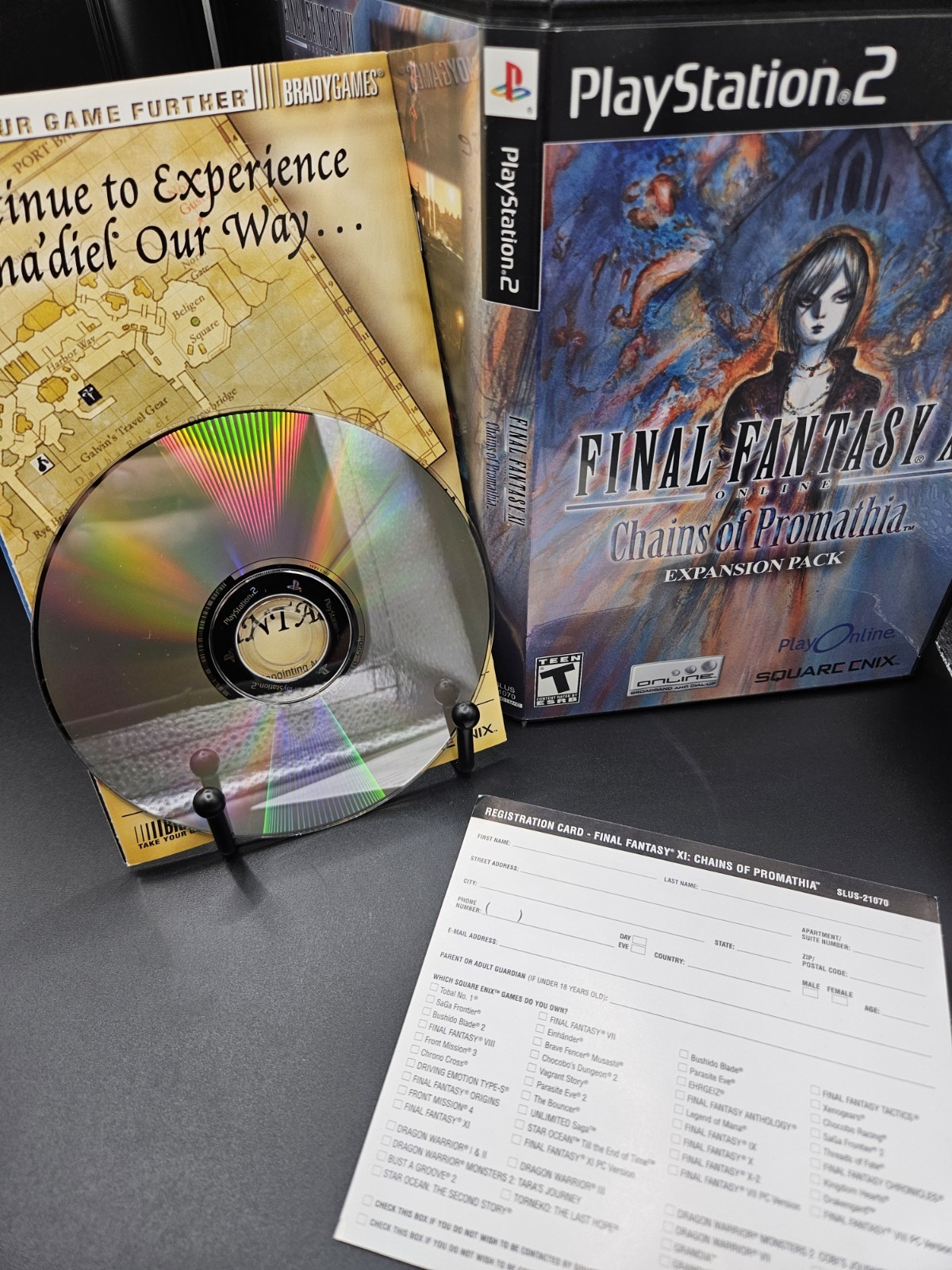 Final Fantasy XI Online Chains of Promathia / PlayStation 2 / CIB / Clean / Read