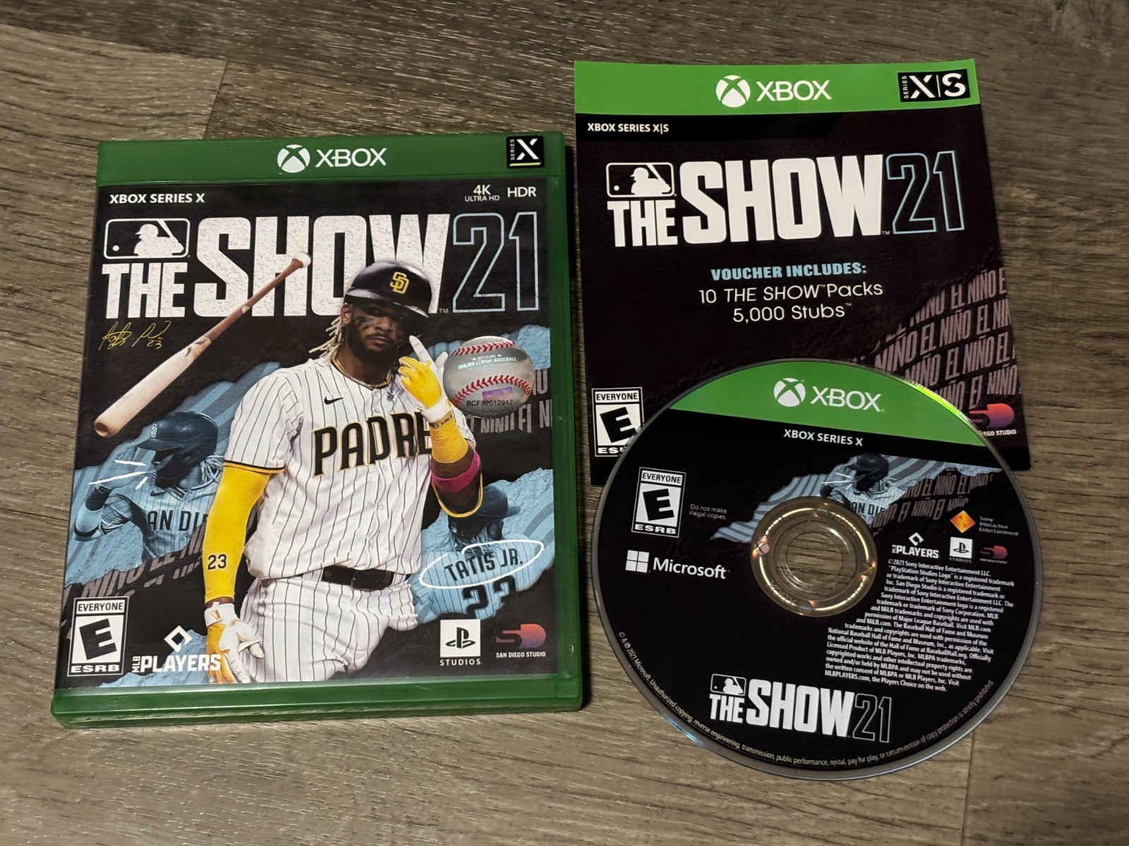 MLB The Show 21 Xbox Series X Complete CIB Authentic