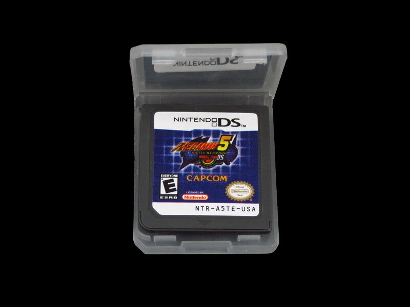 Used MegaMan 5 Mega Man Battle Network Nintendo DS game cartridge only