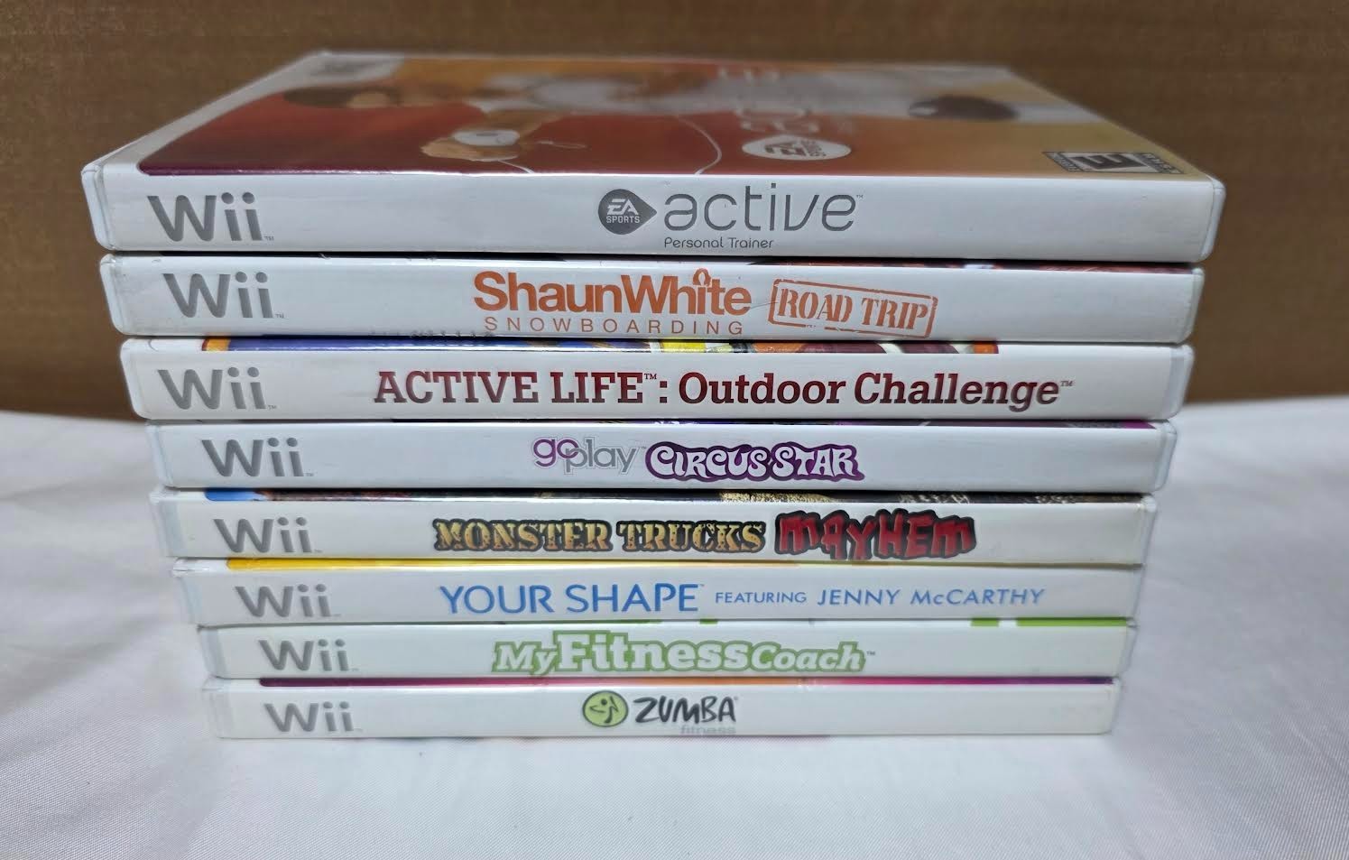 Wii Nintendo Bundle Lot of 8 Video Games All in Excellent Condition NO RESERVE