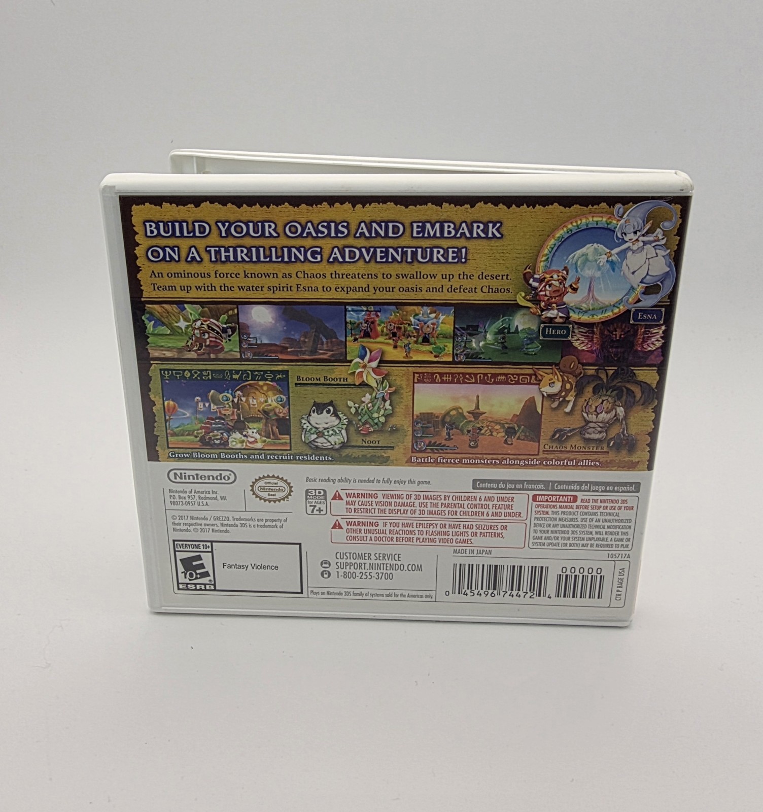 Ever Oasis (Nintendo 3DS, 2017)