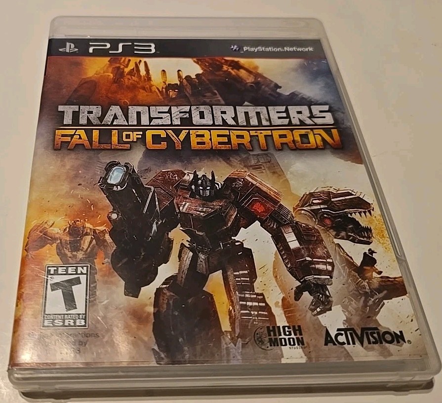 PS3 Transformers: Fall of Cybertron (Sony PlayStation 3, 2012) CIB Manual Tested