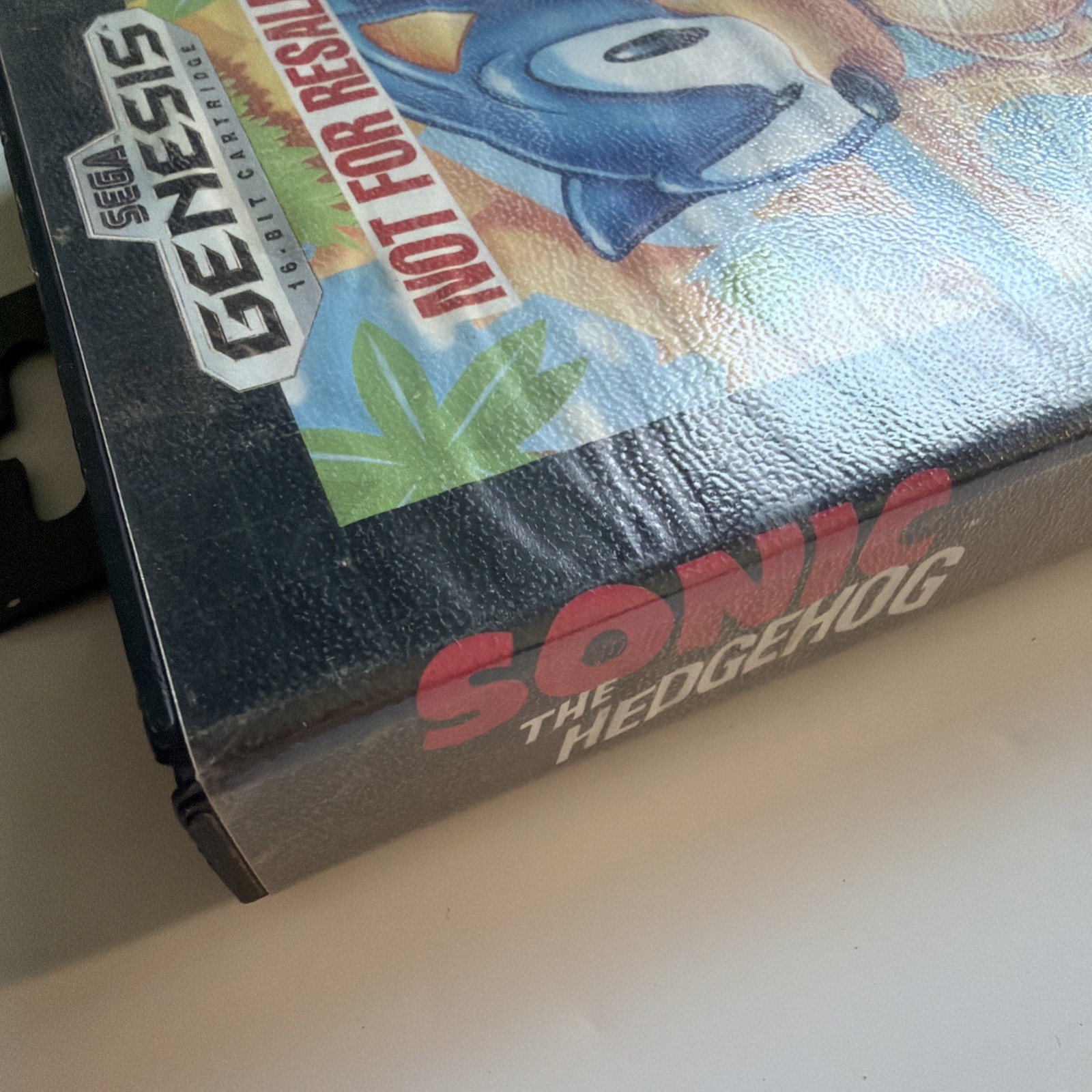 Sonic the Hedgehog (Sega Genesis, 1991) Sega Not For Resale Edition No Manual