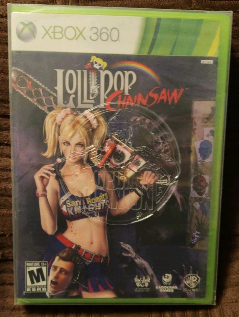 Lollipop Chainsaw New In Protective Case (Microsoft Xbox 360, 2012)