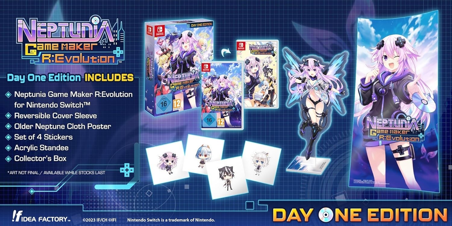 Neptunia Game Maker R:Evolution (Day One Edition) Juego Nintendo Switch PAL ES