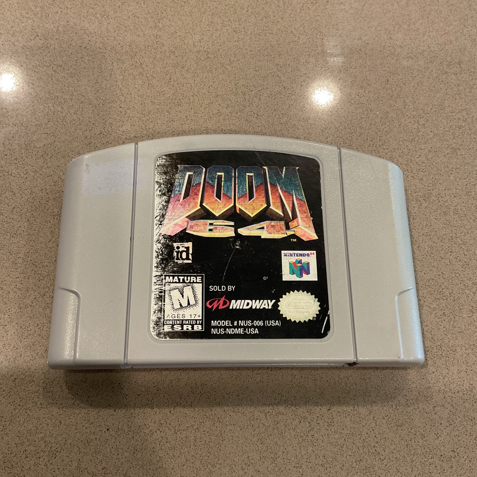 Doom 64 (Nintendo 64, 1997) N64 Authentic Genuine