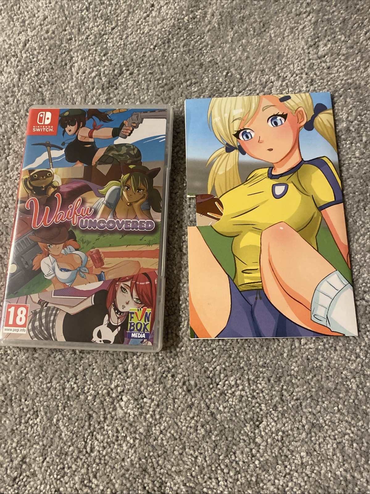 Waifu Uncovered – PAL Nintendo Switch – Complete With Cards