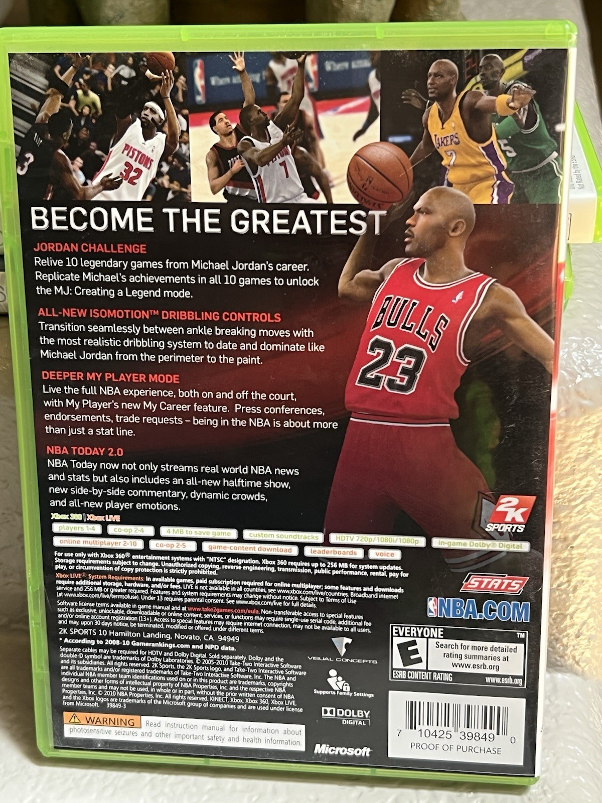 NBA 2K11 Xbox 360 CIB Tested