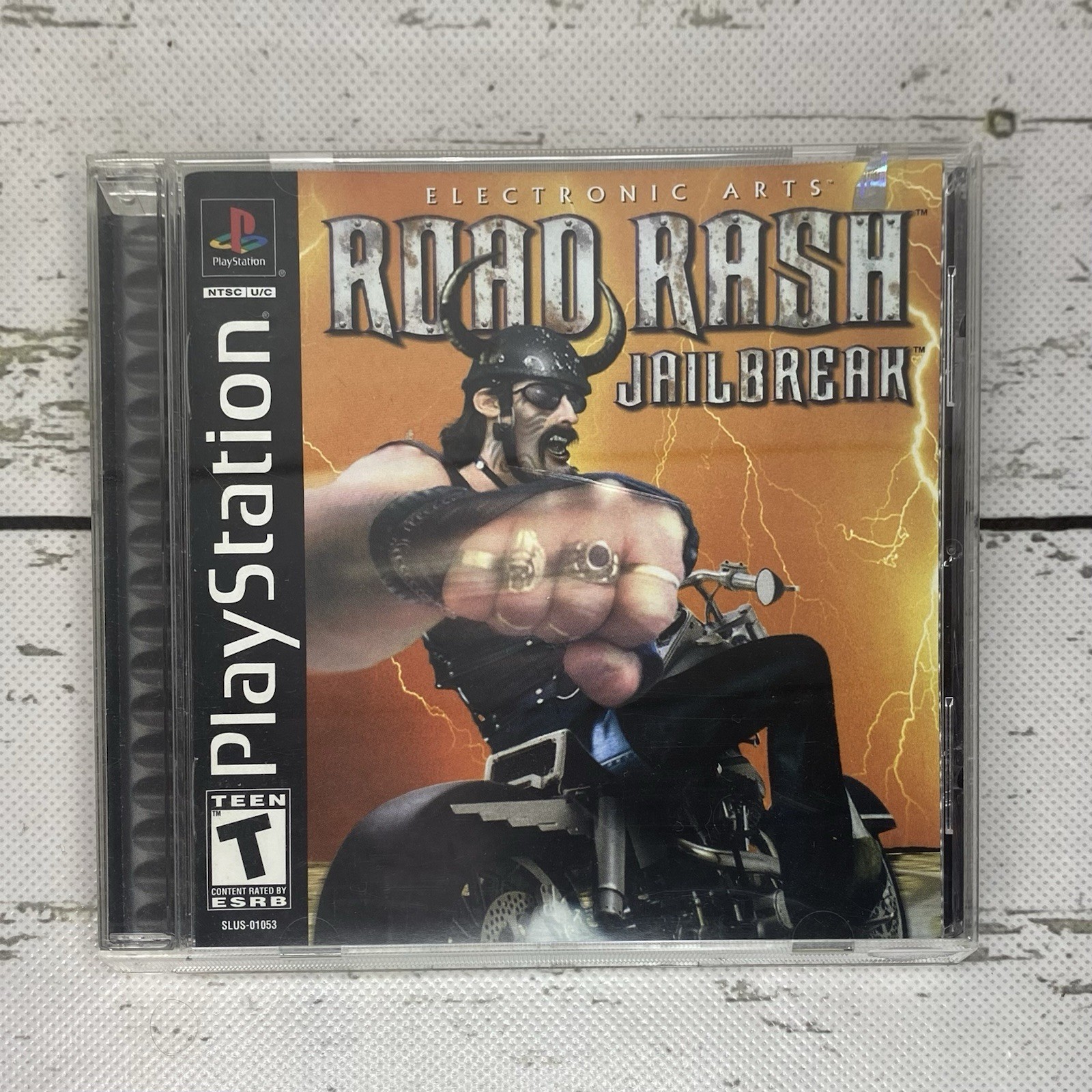 Road Rash: Jailbreak PlayStation (PS1, 2000) CIB w/ Reg Card Black Label Tested