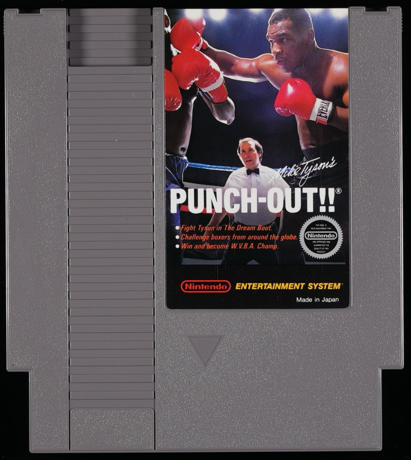 Mike Tyson’s Punch-Out!! Nintendo NES • PSA 9.0 Cart • 1st Print, White Bullets