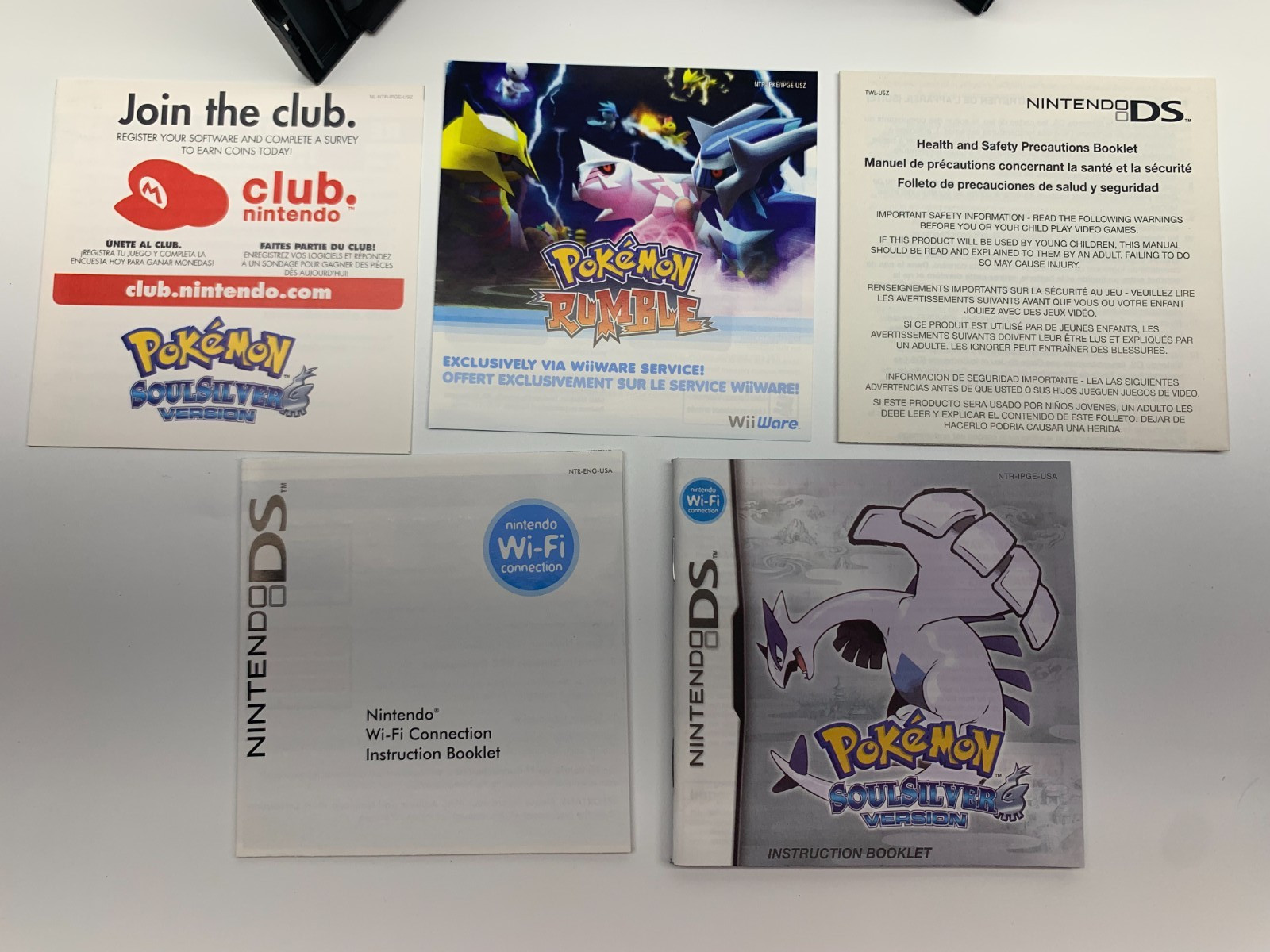 Pokemon SoulSilver NOT FOR RESALE • CIB COMPLETE • EXCELLENT Condition!