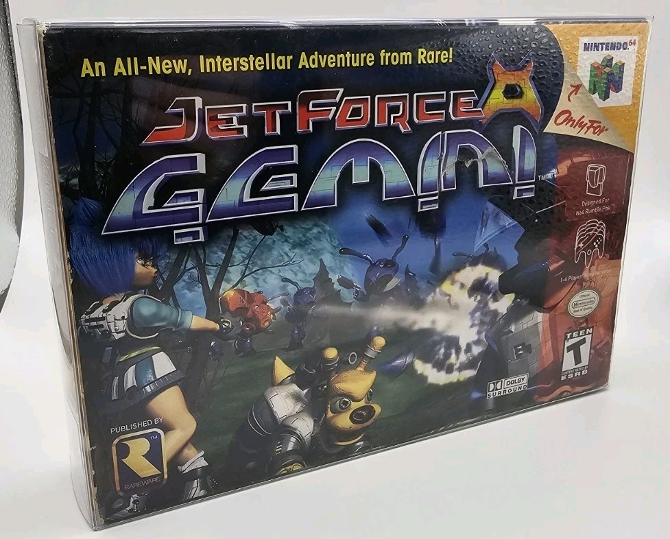 Jet Force Gemini Box Only N64 Nintendo 64 Rare Rareware Authentic Blockbuster