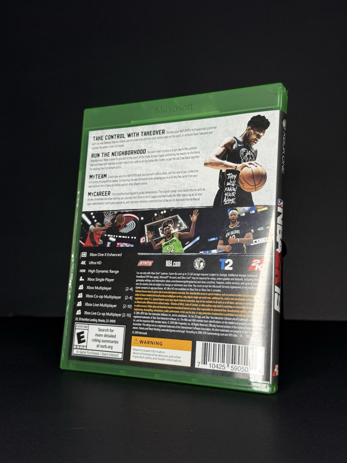 2K NBA 2K19 Microsoft Xbox One E-Everyone Sports Multiplayer 2018