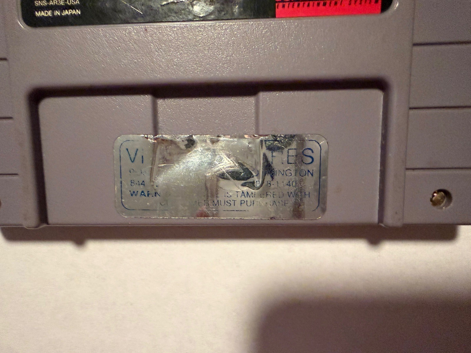 Mega Man X3 (SNES) Cartridge – Cleaned, Tested, And Working