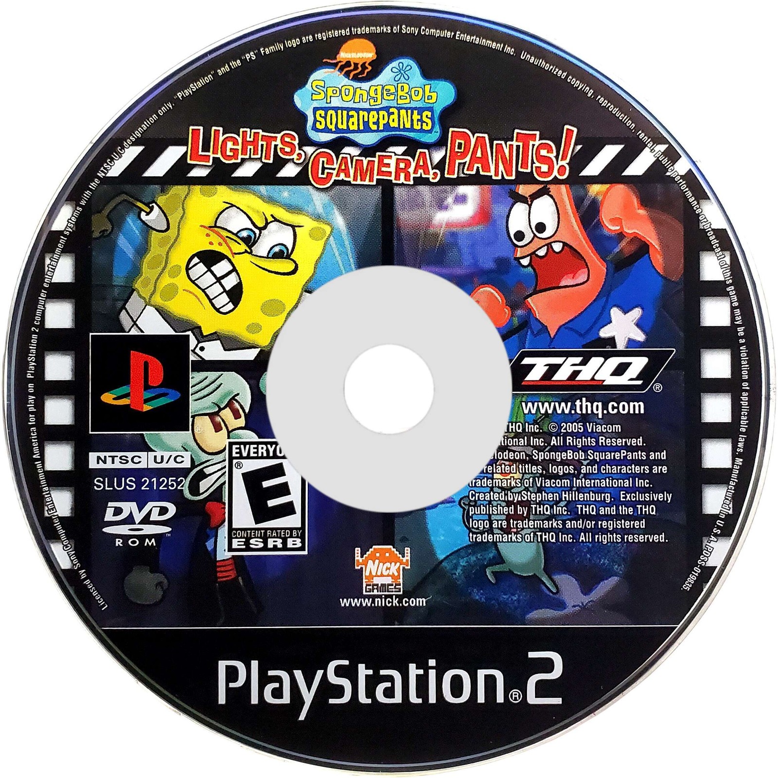 SpongeBob SquarePants Lights Camera Pants – Sony Playstation 2 PS2 1Y Guarantee