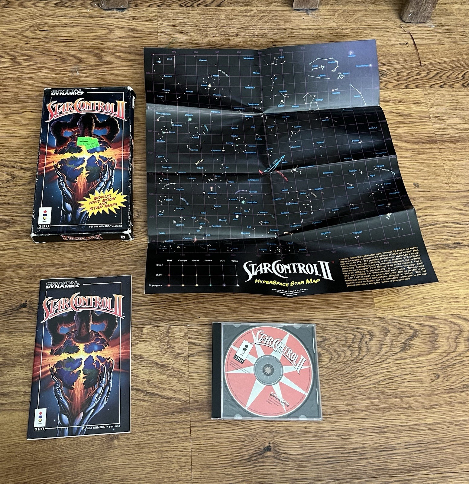 Star Control II With Map Panasonic 3do