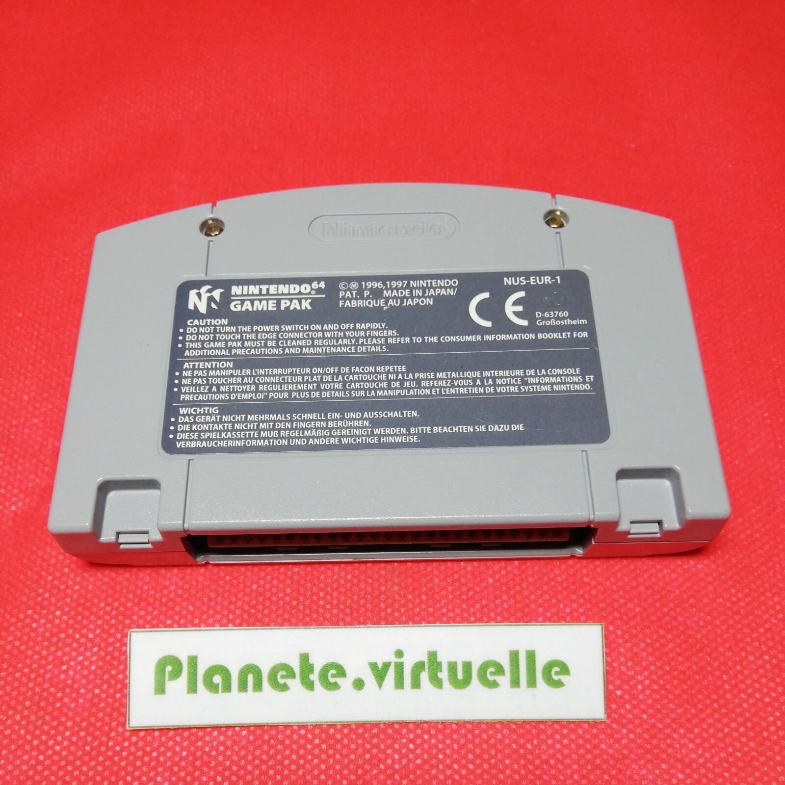 MISSION: IMPOSSIBLE NINTENDO 64 / NUS 006 EUR