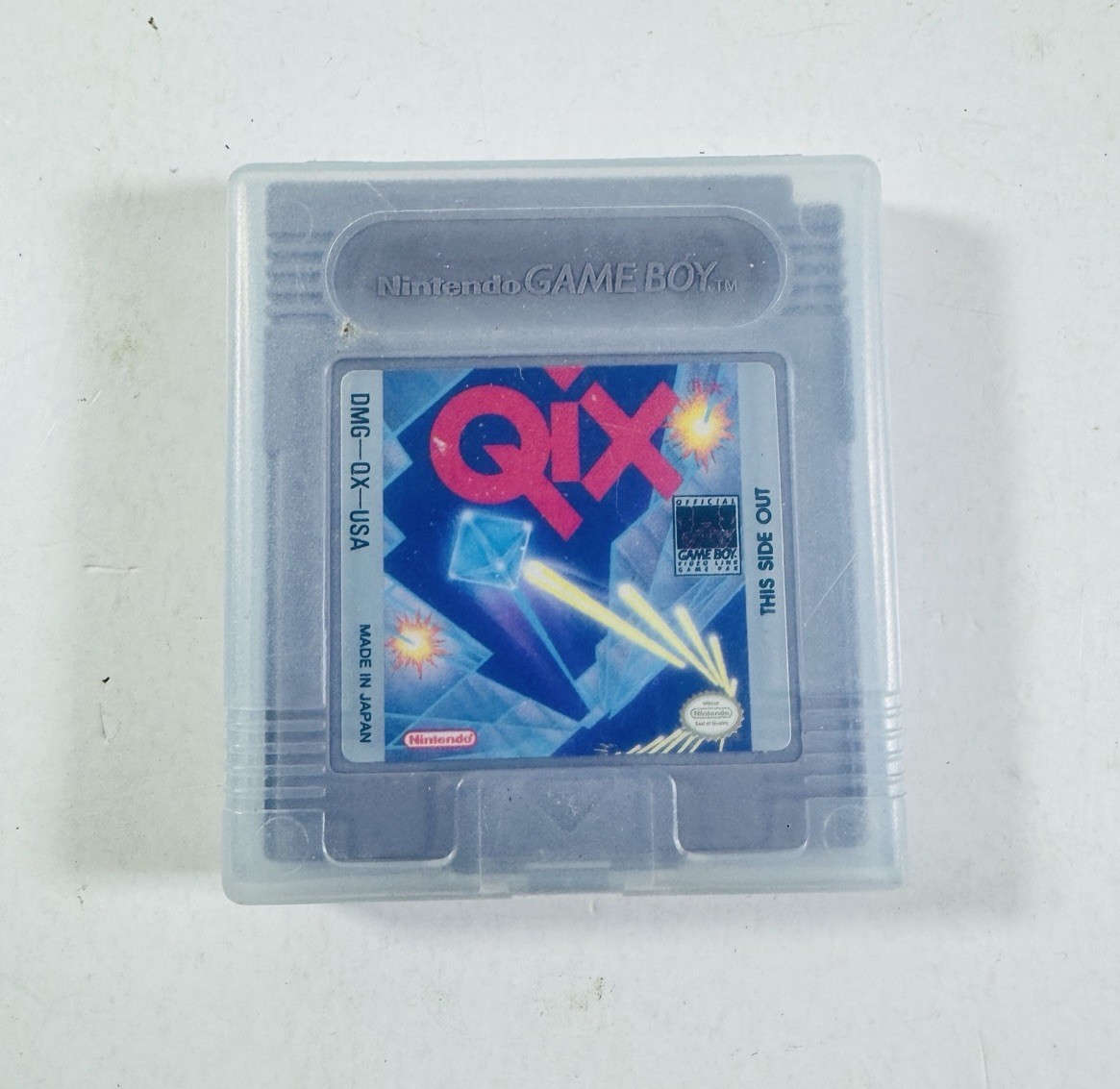 Qix (Nintendo Game Boy, 1991) Gameboy Tested Working With Cover ML449