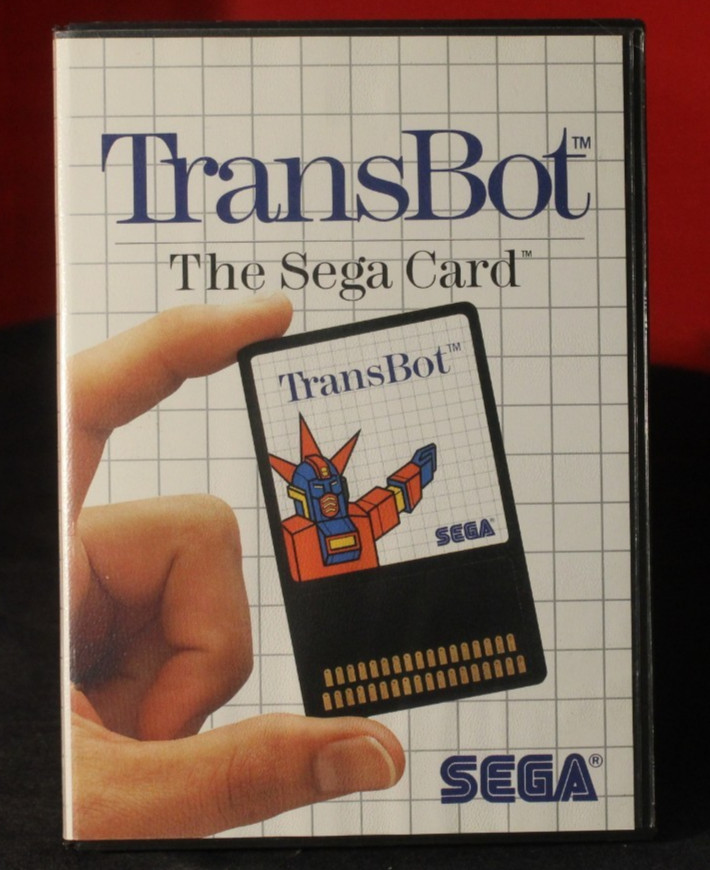 TransBot (Sega Master, 1986) Authentic Sega Card, Box and Card Only