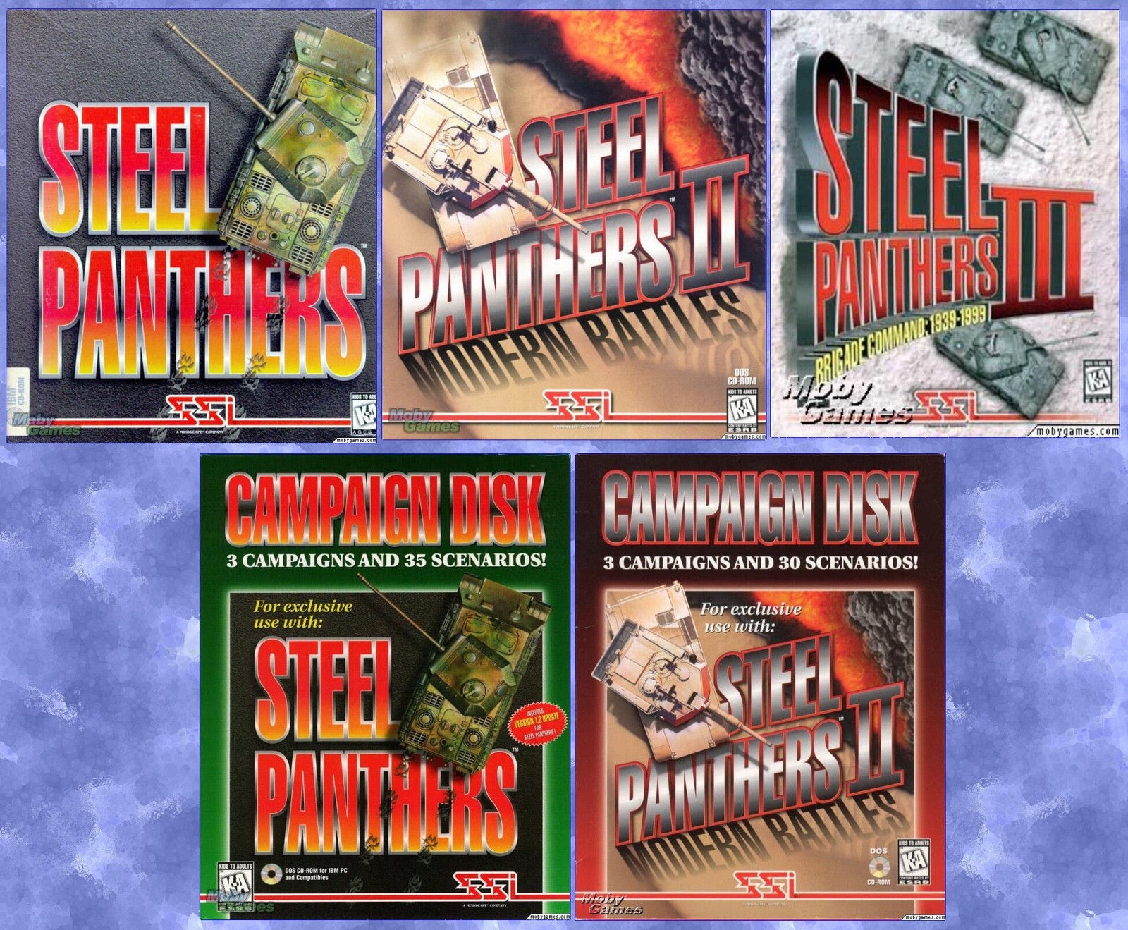 STEEL PANTHERS I, II, III & CAMPAIGNS +1Clk Windows 11 10 8 7 Vista XP Install