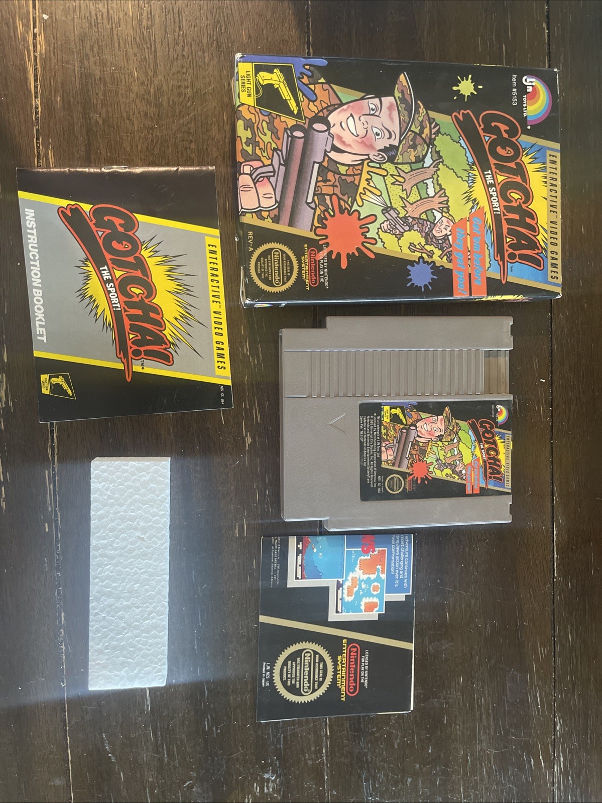 GOTCHA! THE SPORT! Nintendo NES Game Complete In Box Authentic!