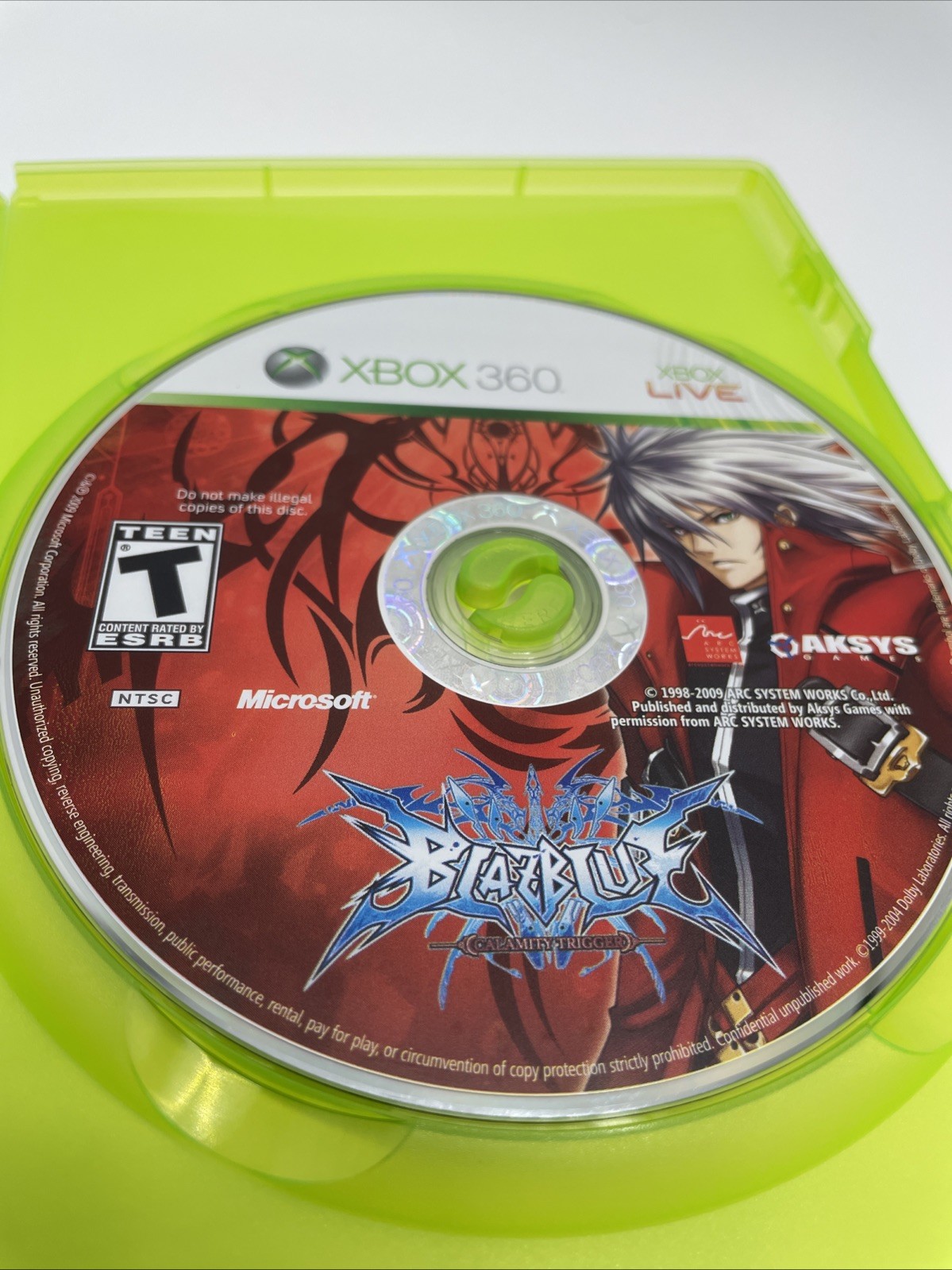 BlazBlue: Calamity Trigger Xbox 360 Complete CIB