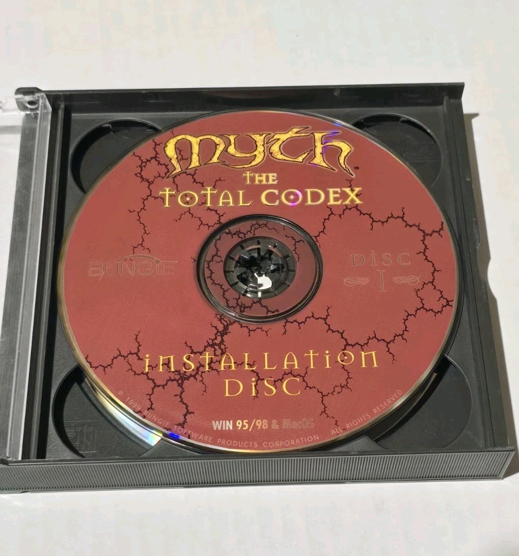 Myth: The Total Codex Big Box + 3 CDs & Jewel Case CD-Rom 1999 Windows 98/99/NT