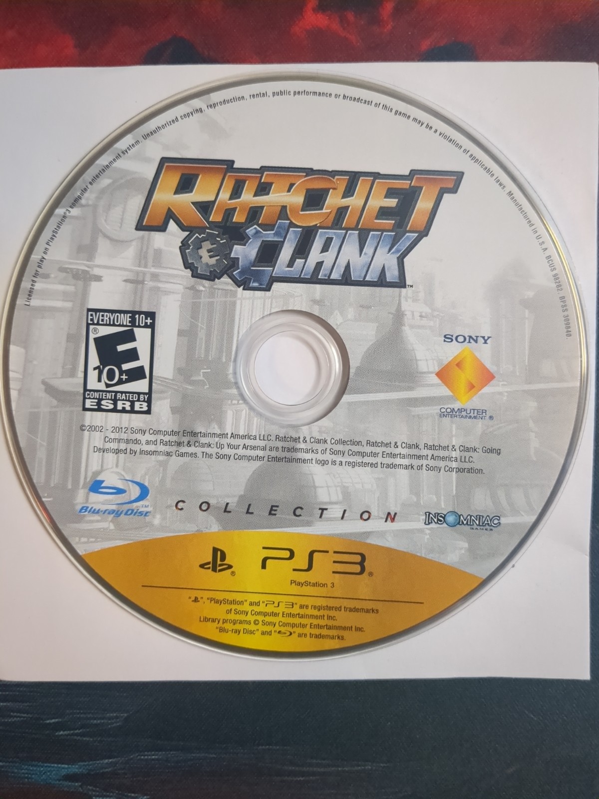 Ratchet & Clank Collection (Sony PlayStation 3, 2012, PS3) Disc Only, Tested