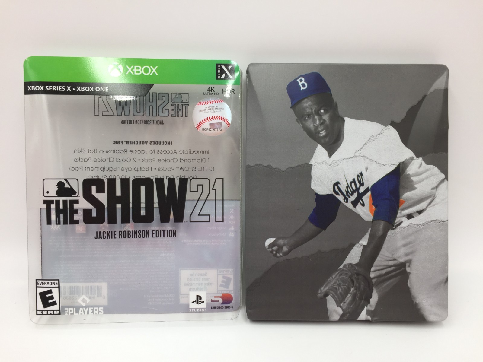 MLB THe Show 21 Jackie Robinson Tin Baseball,Microsoft Xbox One Series X,Game