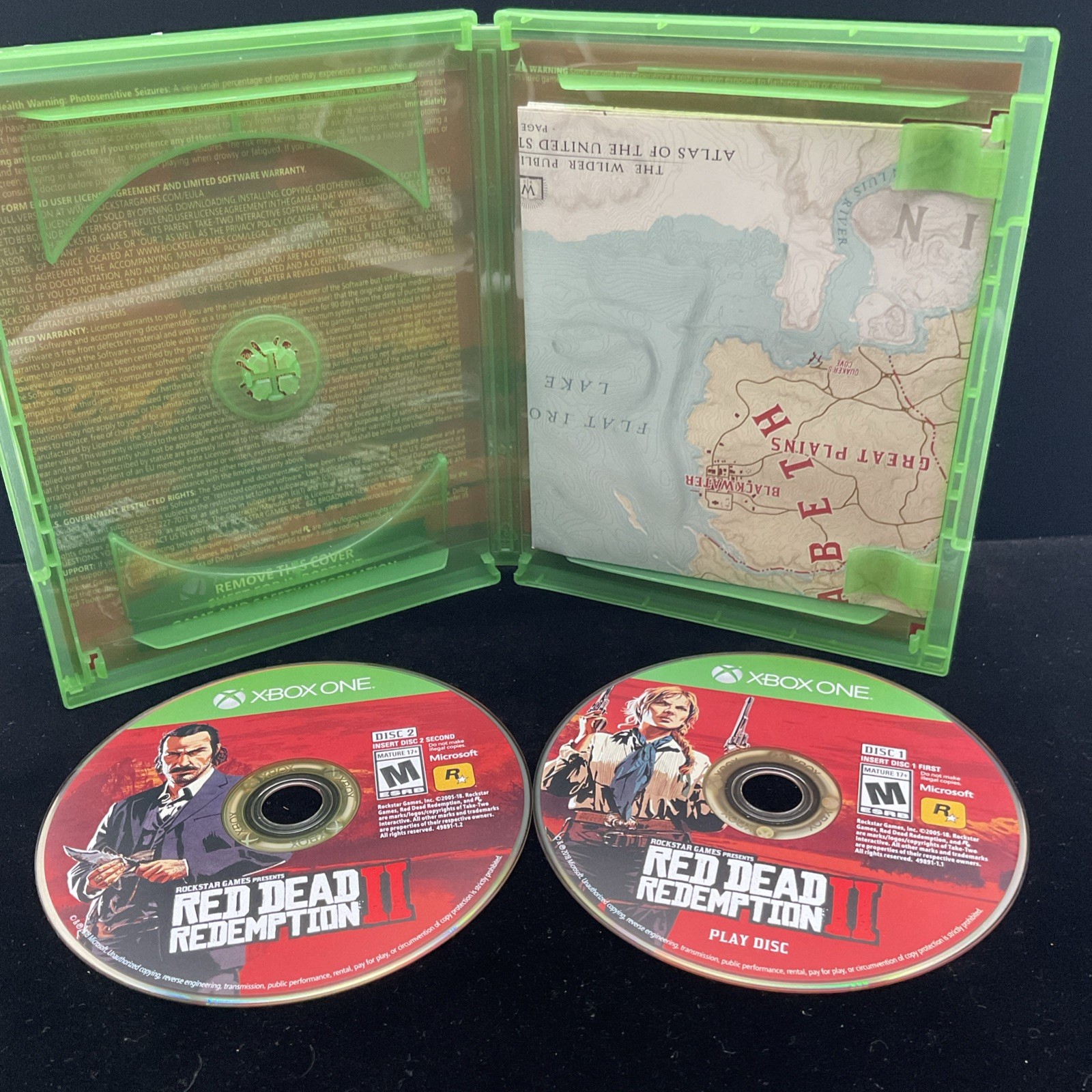 Red Dead Redemption 2 (Xbox One) Tested W/Map Clean 1 YR Warranty Refurbished