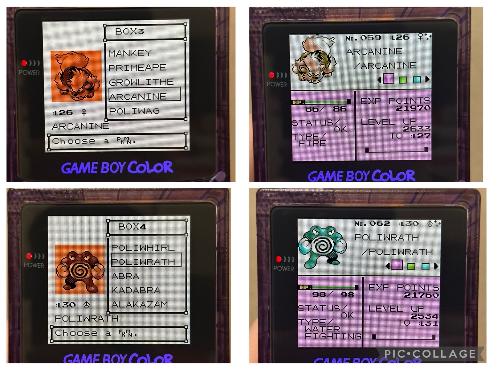 Pokemon Gold w/ All 251 Complete Shiny Pokedex Authentic Saves Max Money Items