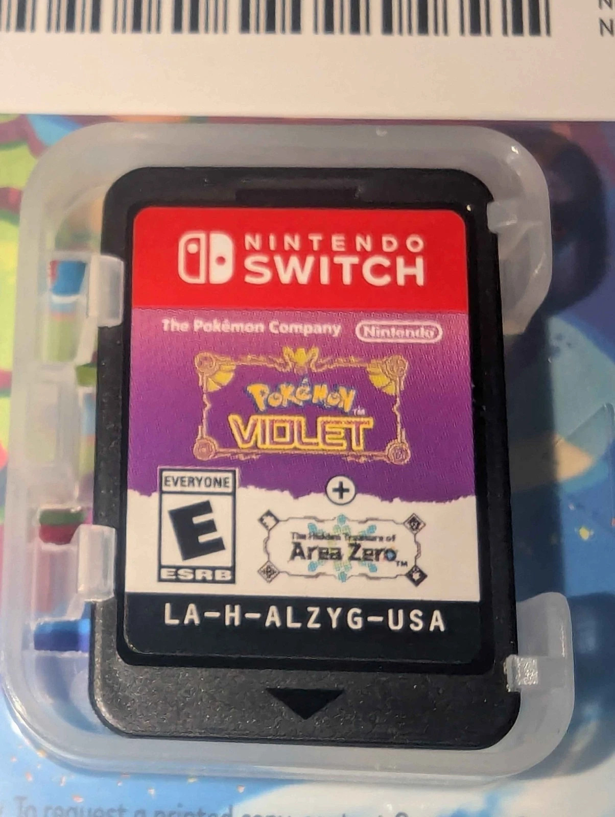 💎 Pokemon Scarlet & Violet + Area Zero DLC Nintendo Switch Lot CIB Authentic 💎