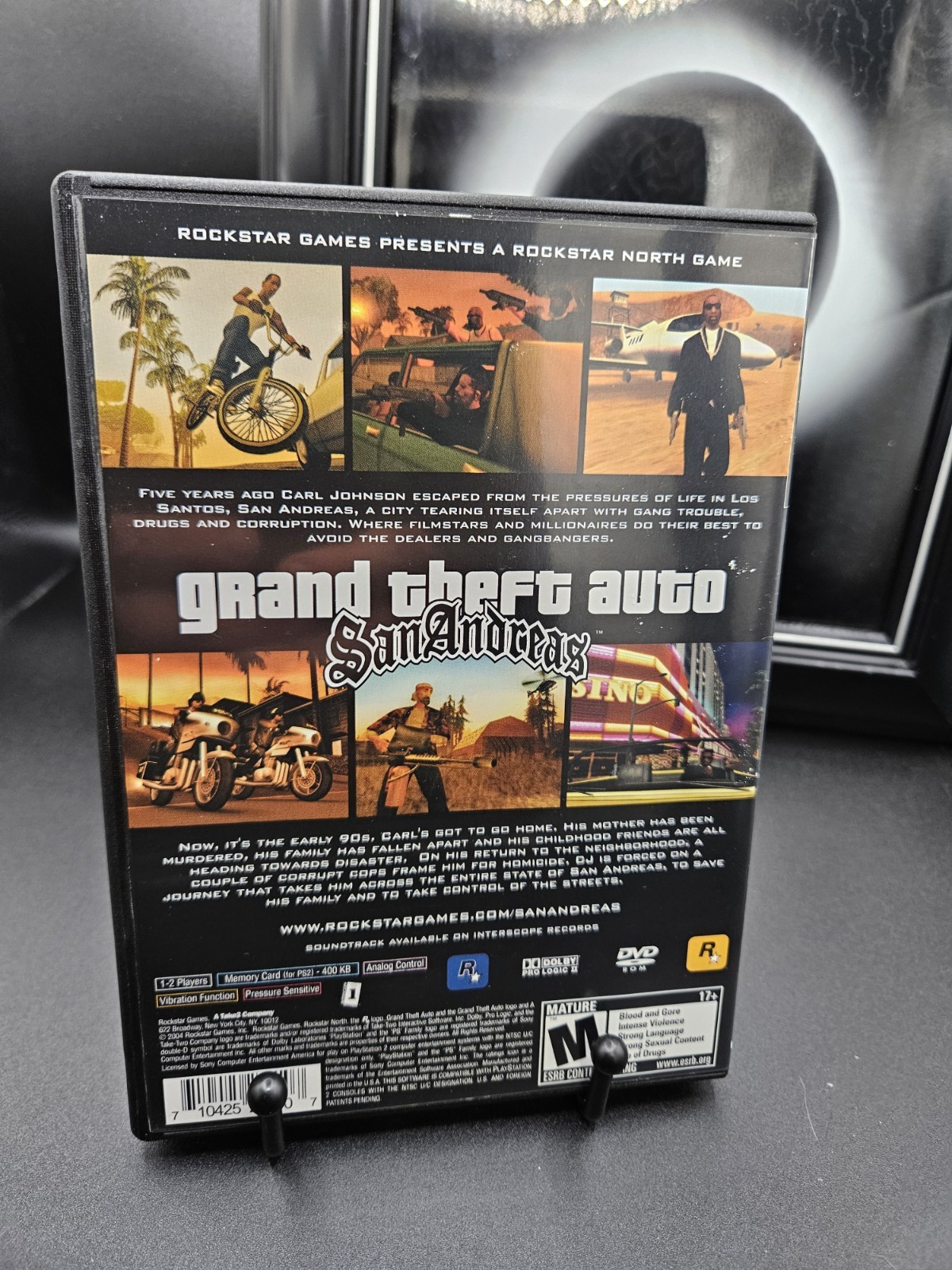 Grand Theft Auto San Andreas 1st Print / Playstation 2 PS2 / CIB + Map / Read
