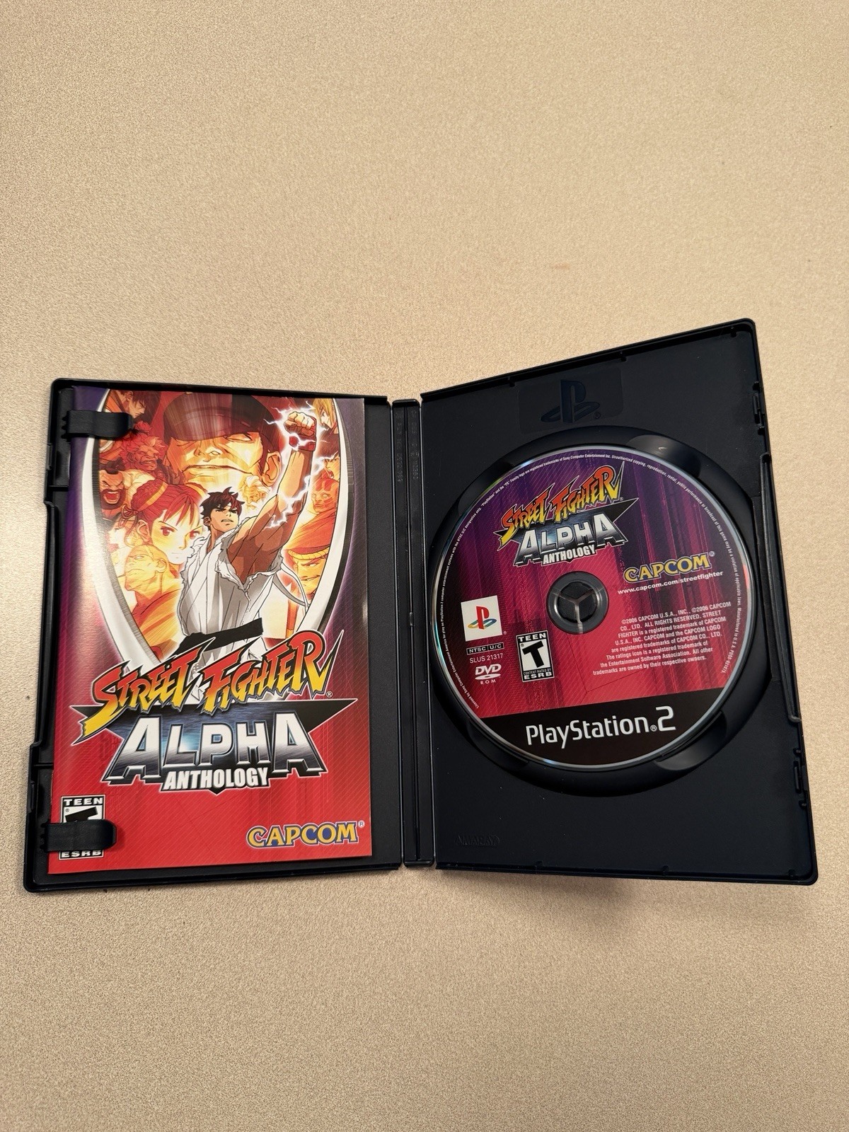 Street Fighter Alpha Anthology (Sony PlayStation 2, 2006) – European Version