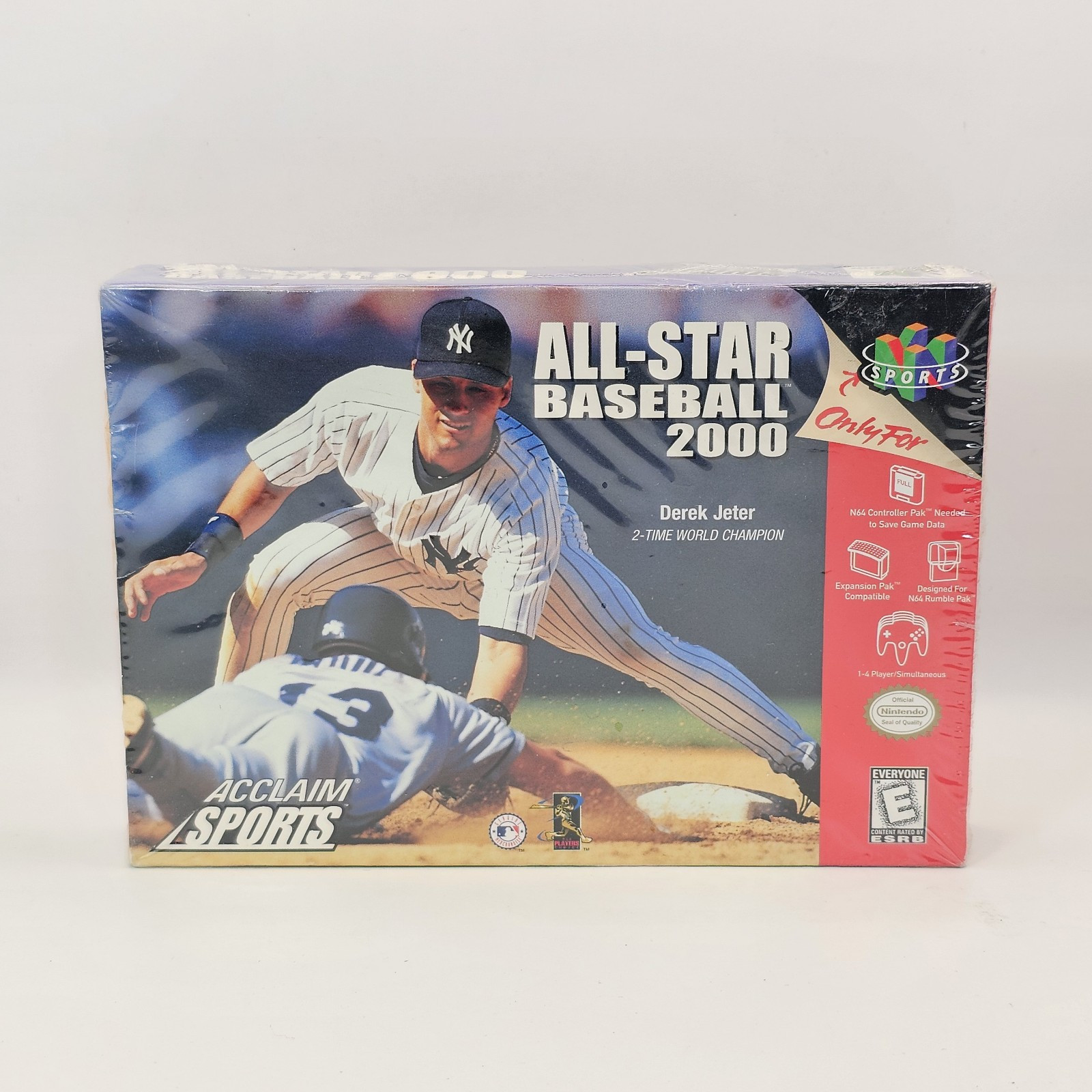 NINTENDO 64 All-Star Baseball 2000 Derek Jeter FACTORY SEALED NIB Acclaim Sports