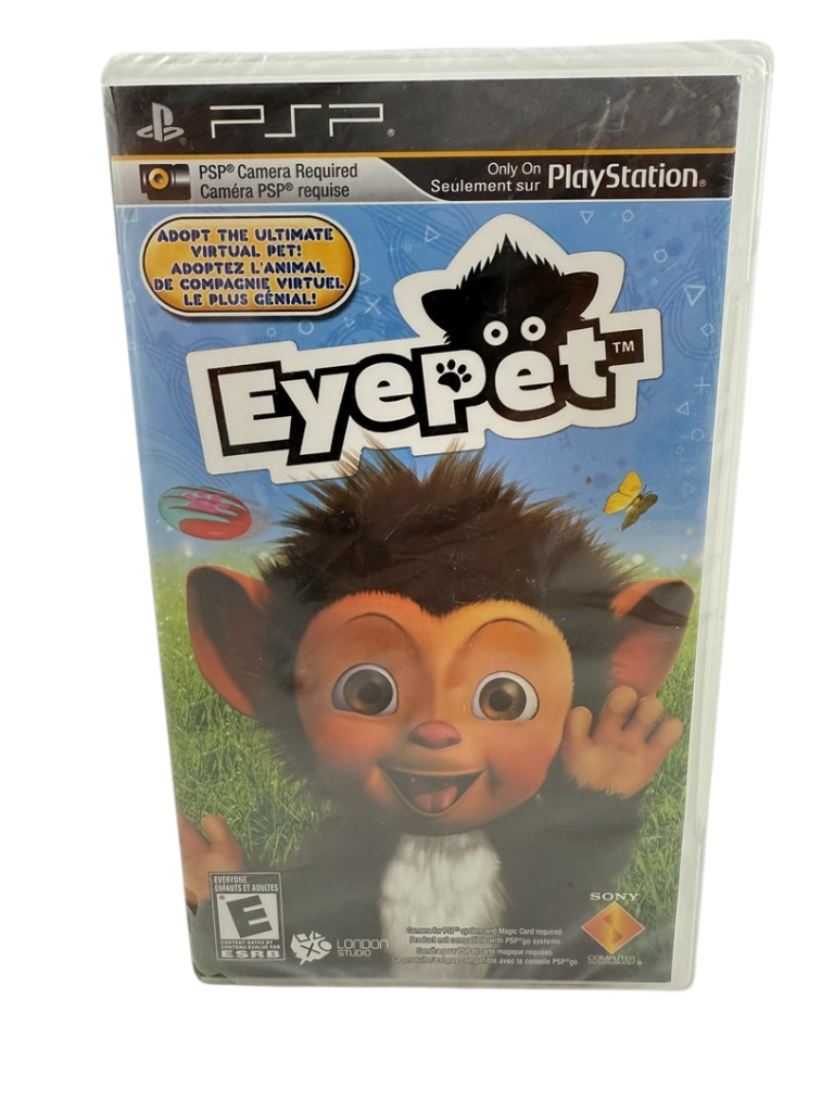 EyePet Sony PSP Brand New FACTORY SEALED Video Game Only 2010 Virtual Pet