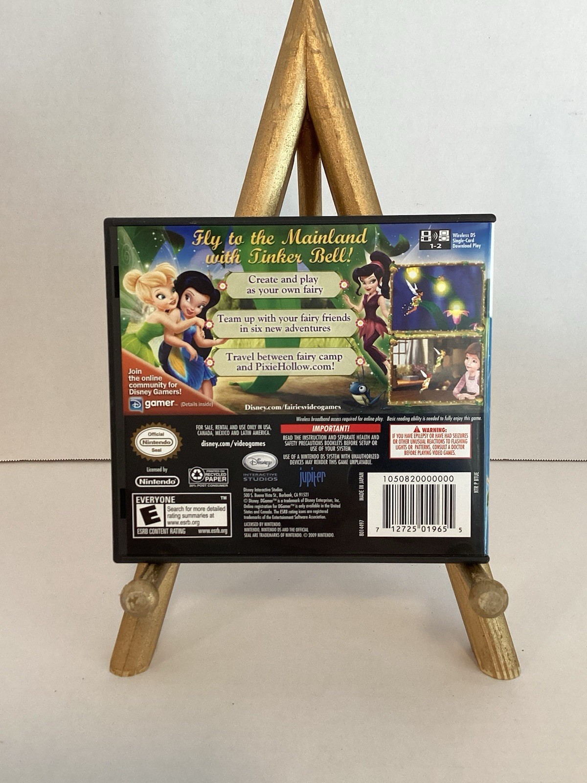 Tinker Bell & the Great Fairy Rescue (Nintendo DS, 2010) Tested Complete CIB