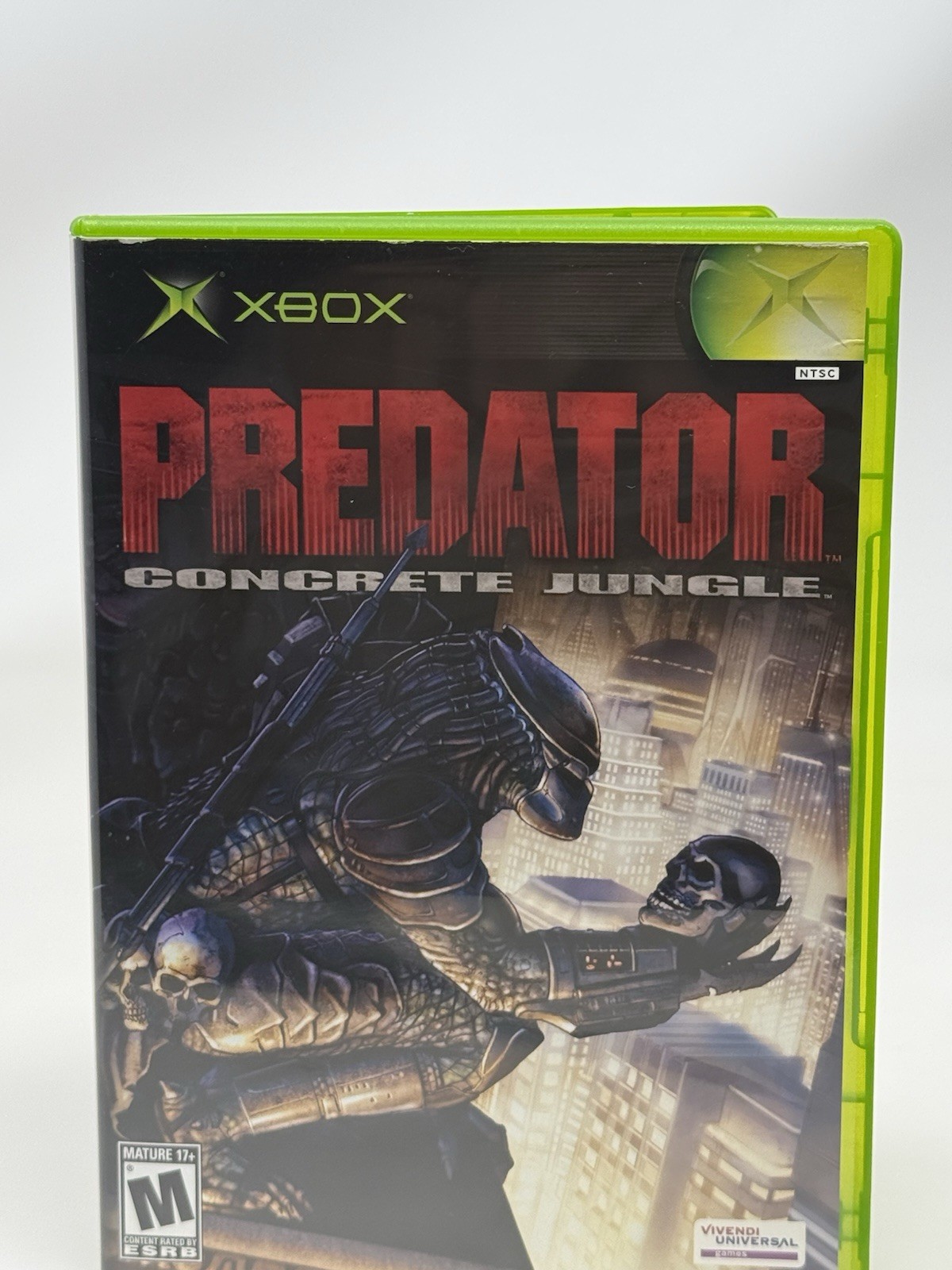 Predator Concrete Jungle Microsoft Xbox Game + Case Pristine Disc Tested Works