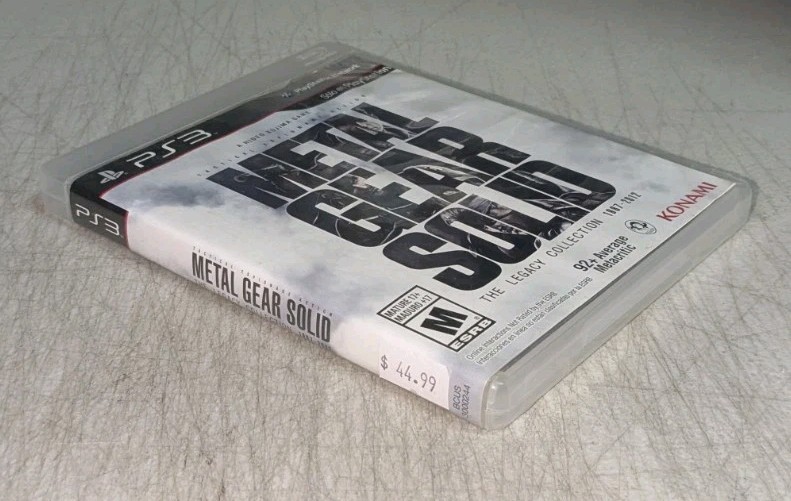 Metal Gear Solid, The Legacy Collection 1987-2012 (PlayStation 3) CIB w/ Manual