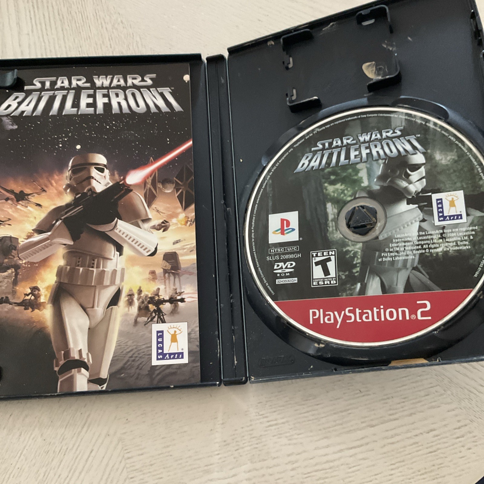 Star Wars: Battlefront PS2 Greatest Hits 2004 Complete with Case & Manual