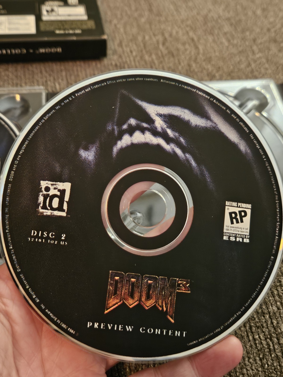 DOOM The Ultimate Trilogy Collector’s Edition ID Software 2003 VideoGame PC RARE