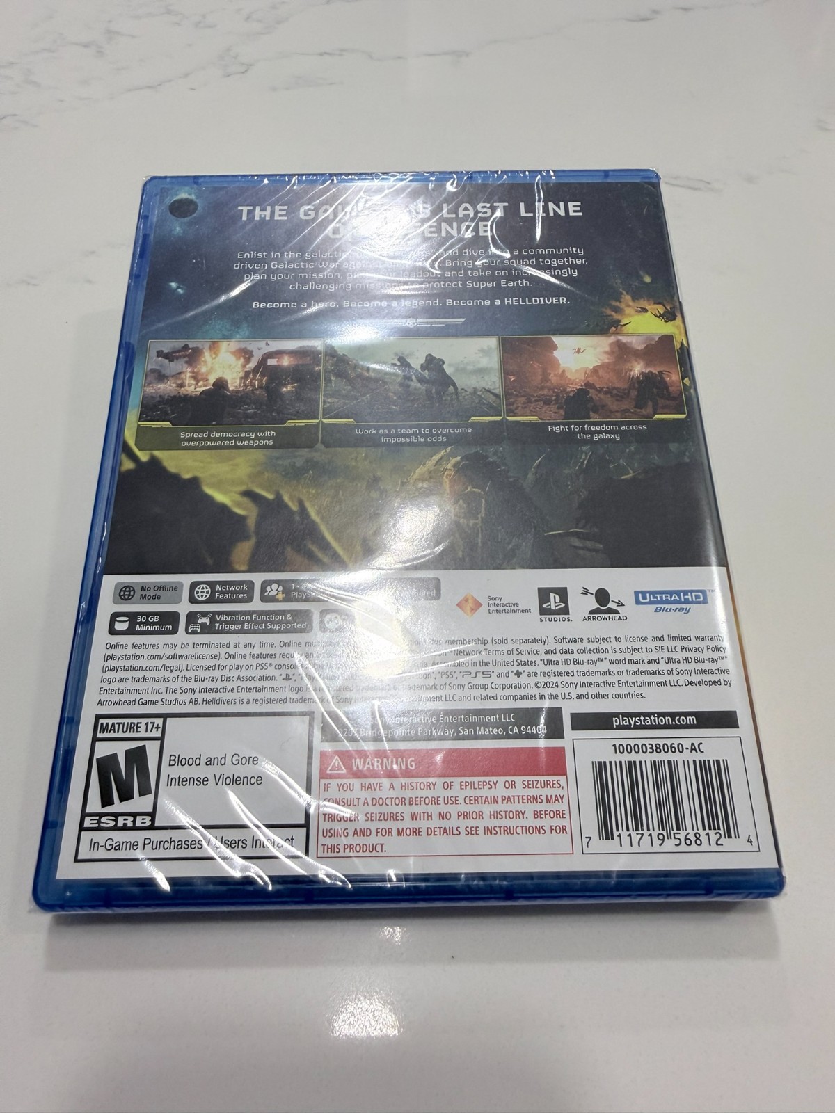 NEW + SEALED Helldivers II for PlayStation 5 PS5