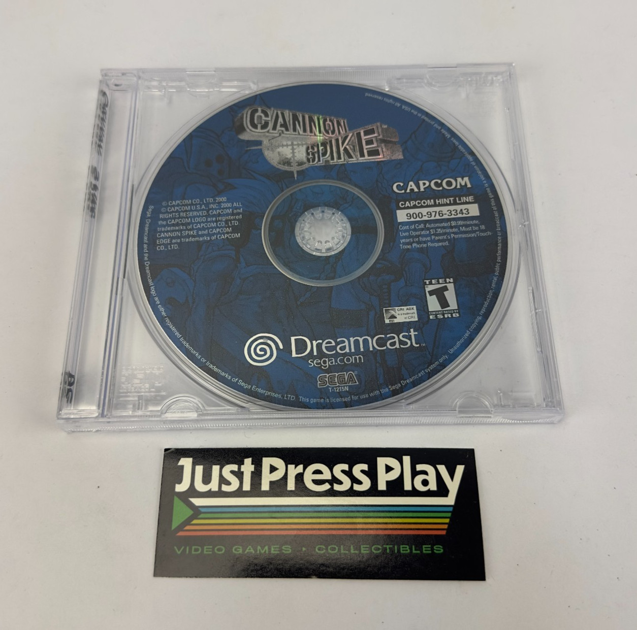 Cannon Spike for Sega Dreamcast Capcom Rare Game Disc Only | Shoot ‘Em Up Game