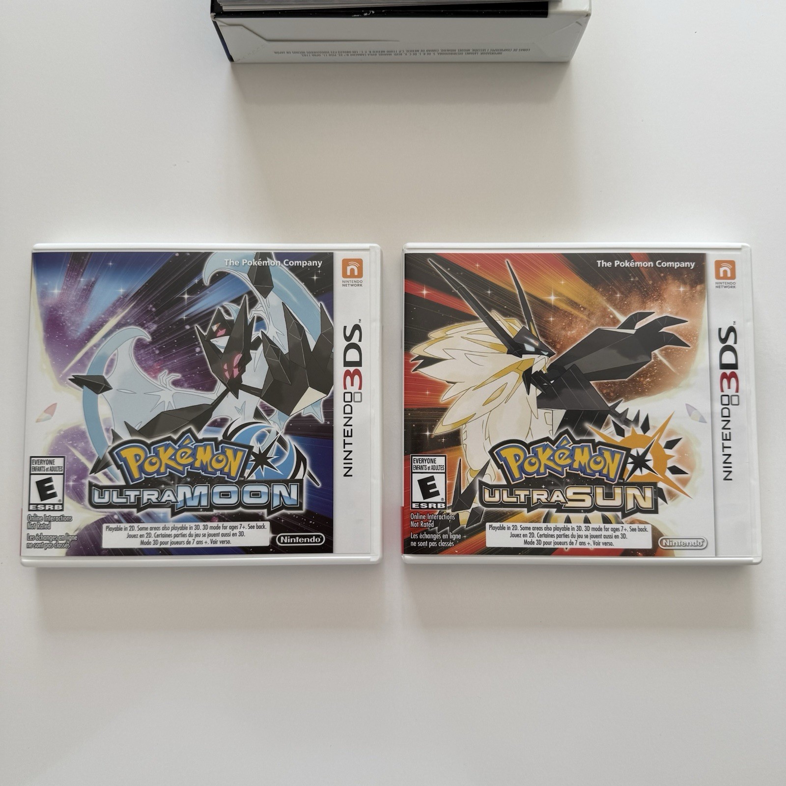 Pokemon Ultra Sun&Pokemon Ultra Moon Dual Pack Nintendo 3DS Complete in Big Box