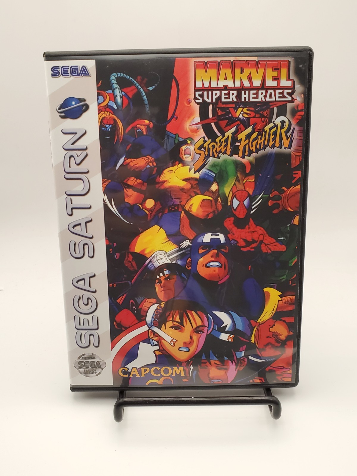 Marvel Super Heroes vs. Street Fighter (Sega Saturn, 1998, Japan, See Desc.)