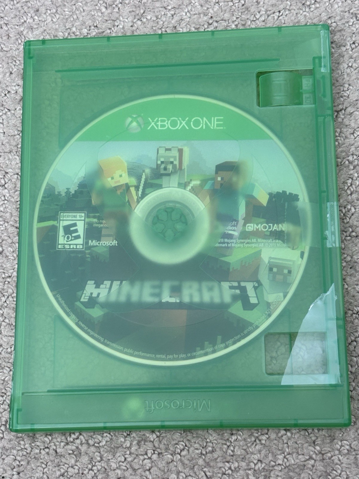 Microsoft Studios Minecraft Series (Microsoft Xbox One)! Just the disc no cover