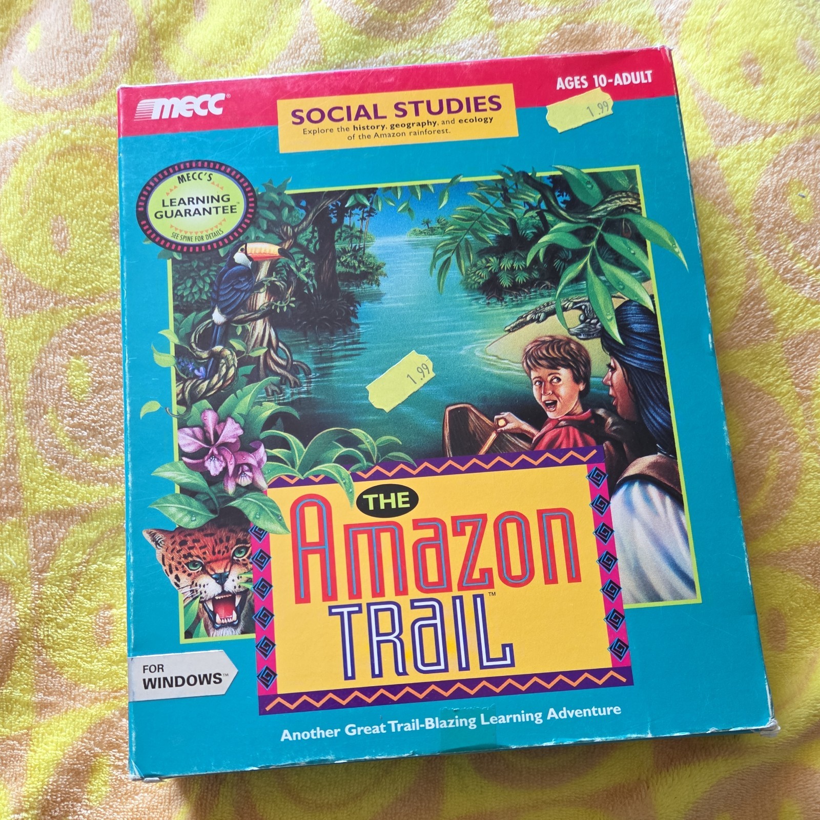 The Amazon Trail (DOS IBM/Tandy 1993) RARE HTF OOP NEW IN BOX