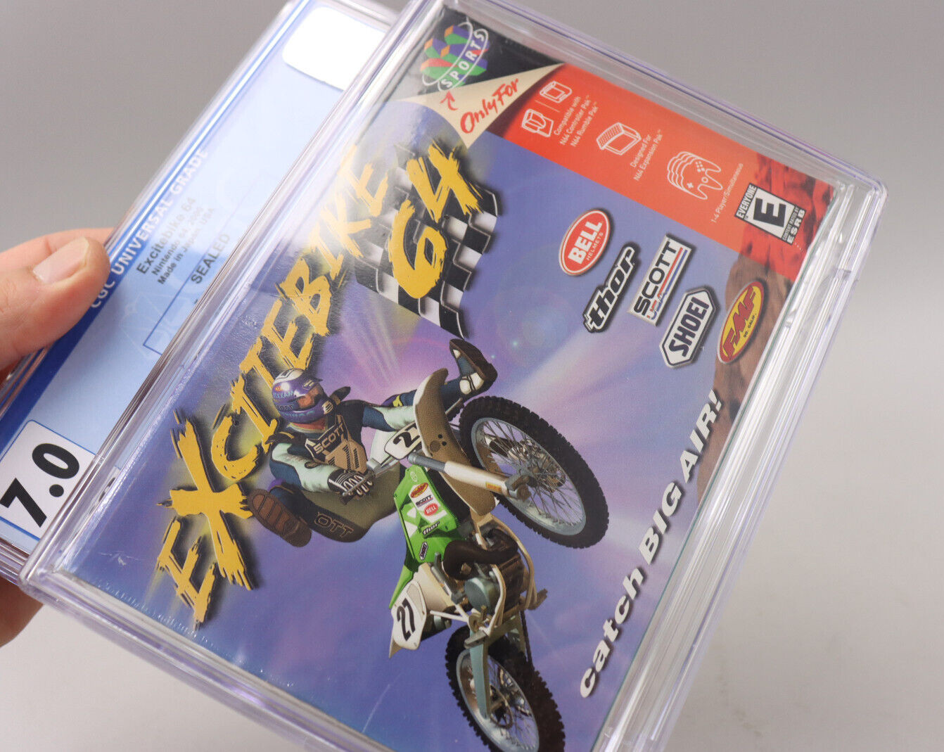 Excitebike 64 Nintendo N64 2000 New Factory Sealed CGC Graded 7.0 A+
