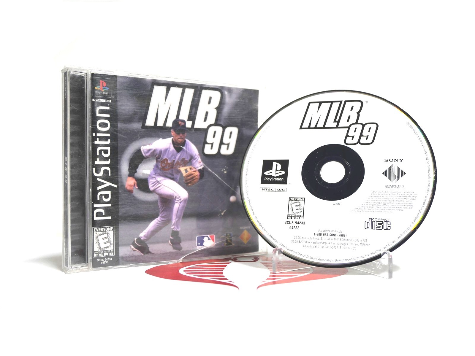 PlayStation 1 MLB 99 CIB Disc Manual Case